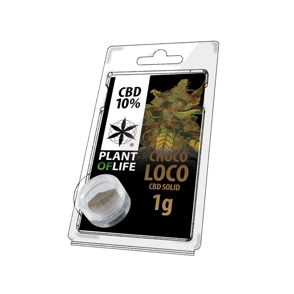 chocoloco, plant of life, solid, solid, cbd, 10% cbd