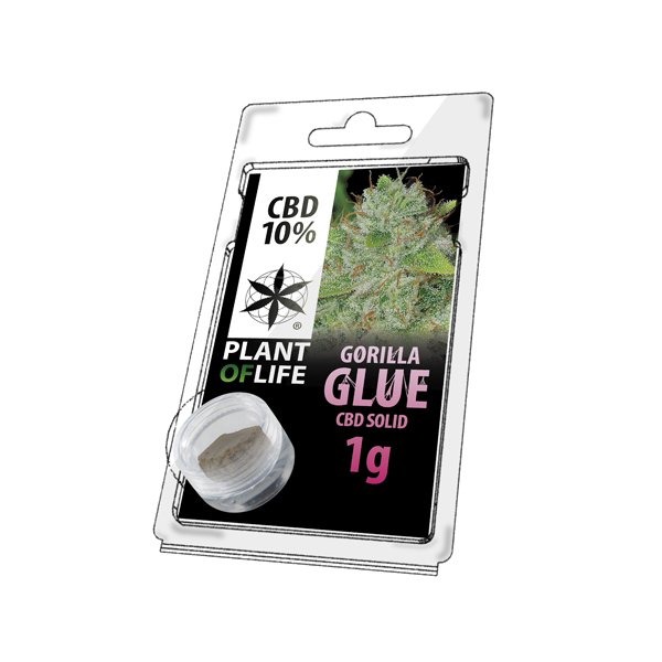 plant of life, gorilla glue, cbd, solid