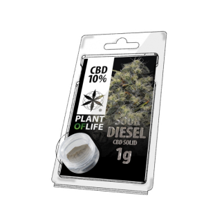 plant of life, sour diesel, solid, cbd, cbd 10%