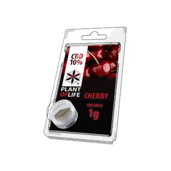 cherry, fruity, plant of life, solid, 10% CBD