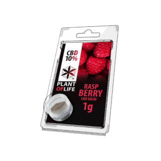 raspberry, fruity, plant of life, solid, 10% CBD