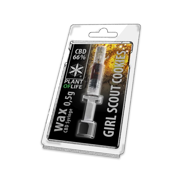 wax cbd - cire cbd - plant of life - girl scout cookies- 66% CBD