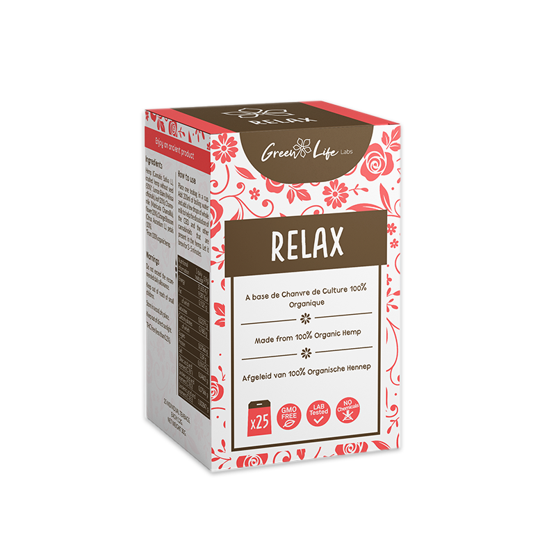 green-life-relax tisane au chanvre-relax -mycbd-infusion relax-tisane de chanvre